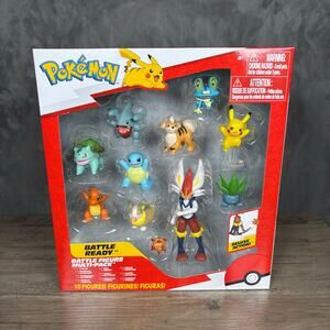 Pokémon Battle Figure Multi-Pack 10 Figure Set by Jazwares New in Box